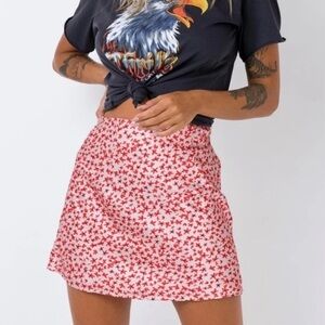 NWT Princess Polly Satin Mini Skirt